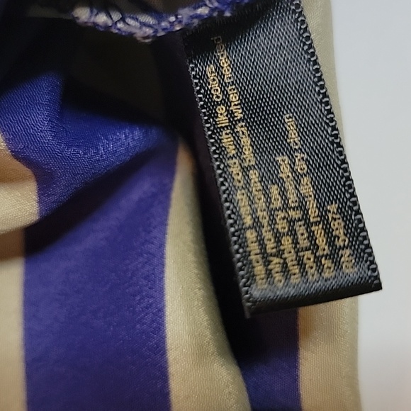 🌹🌹Outback Red Striped Blouse Blue Tan Small - Picture 5 of 5